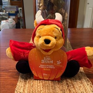Disney Winnie the Pooh in Red Devil Outfit Plush
